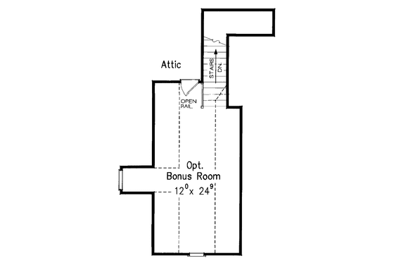 Floor Plan - Other Floor for Traditional House Plan #927-921 - 3 bed, 2 bath