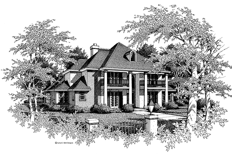 Architectural House Design - Country Exterior - Front Elevation Plan #952-122