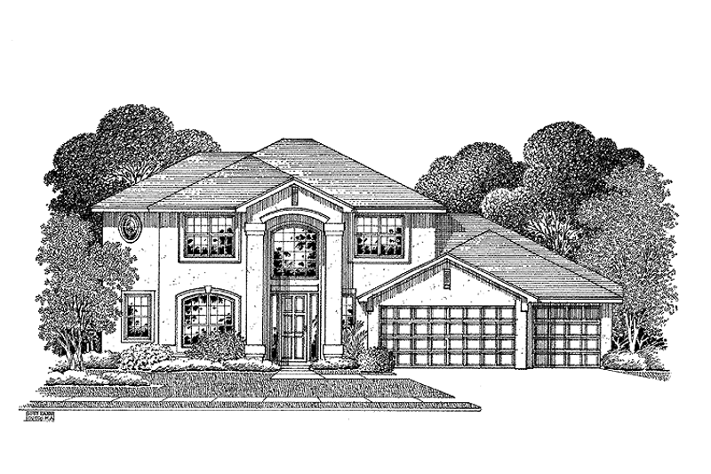 Home Plan - Classical Exterior - Front Elevation Plan #999-110