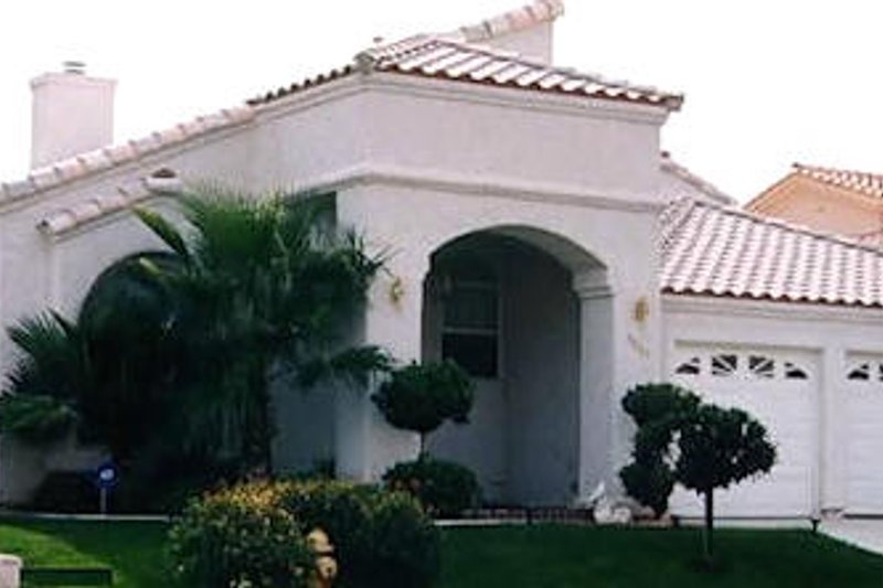 Architectural House Design - Mediterranean Exterior - Front Elevation Plan #1-551