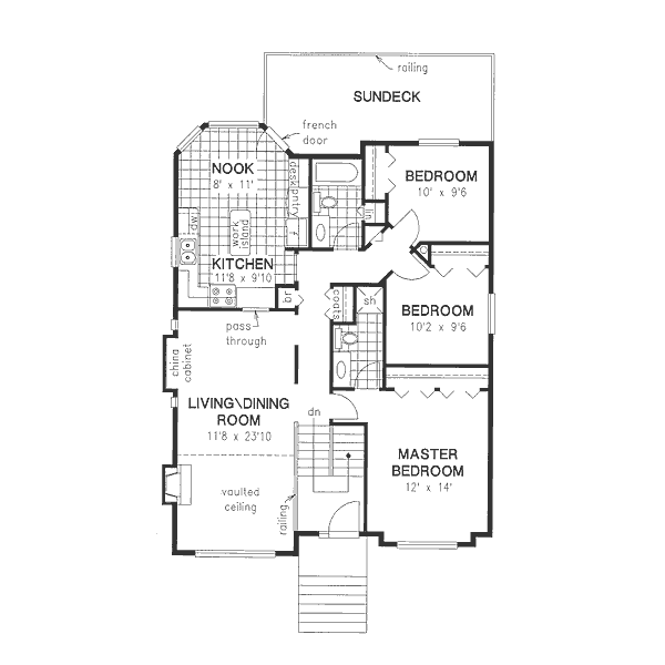 Traditional Floor Plan - Main Floor Plan #18-9401