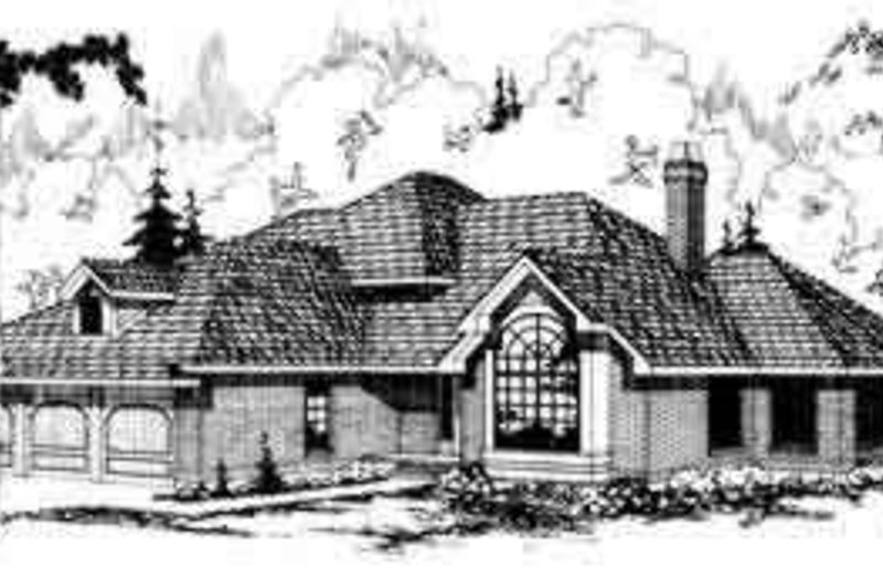 Dream House Plan - Traditional Exterior - Front Elevation Plan #124-108