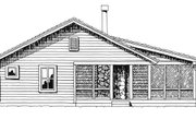 Country Style House Plan - 2 Beds 2 Baths 1031 Sq/Ft Plan #942-13 