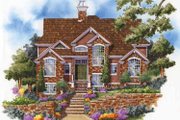 European Style House Plan - 3 Beds 4 Baths 3839 Sq/Ft Plan #930-126 