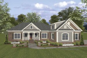 Traditional Exterior - Front Elevation Plan #56-676
