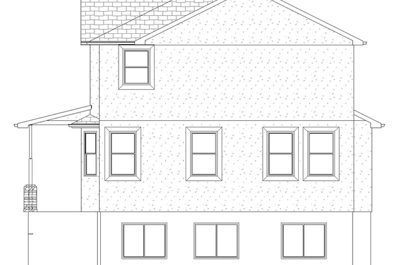 House Plan Design - Exterior - Other Elevation for Traditional House Plan #1060-32 - 5 bed, 3.5 bath