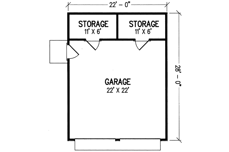 House Design - Floor Plan - Main Floor for European House Plan #45-557, 0 bath