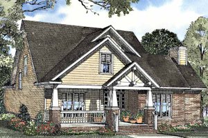 Exterior - Front Elevation 3 for Craftsman House Plan #17-3037 - 3 bed, 2.5 bath