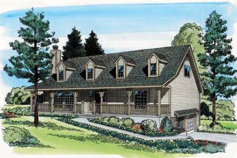 Country Style House Plan - 4 Beds 2.5 Baths 2381 Sq/Ft Plan #312-592