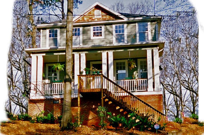 House Blueprint - Cottage Exterior - Front Elevation Plan #30-101