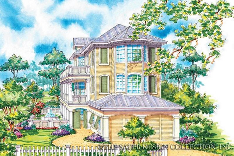 Home Plan - Country Exterior - Front Elevation Plan #930-68