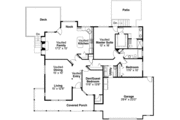 Country Style House Plan - 3 Beds 2 Baths 2038 Sq/Ft Plan #124-374 