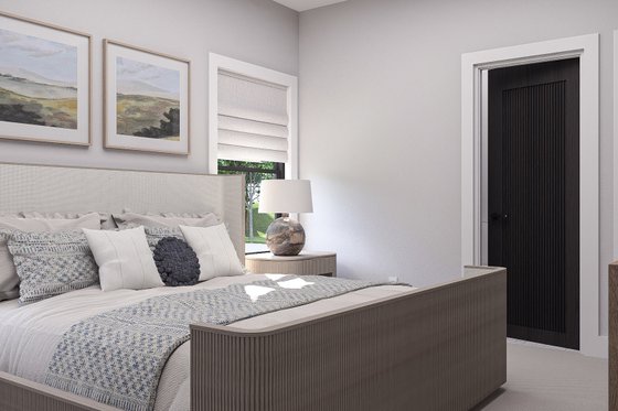 Interior - Master Bedroom for Traditional House Plan #455-729 - 3 bed, 2 bath