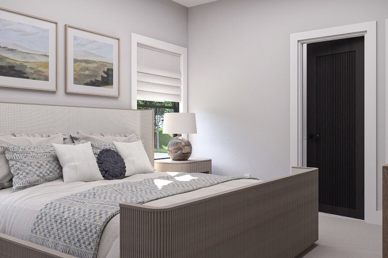 House Blueprint - Interior - Master Bedroom for Traditional House Plan #455-729 - 3 bed, 2 bath