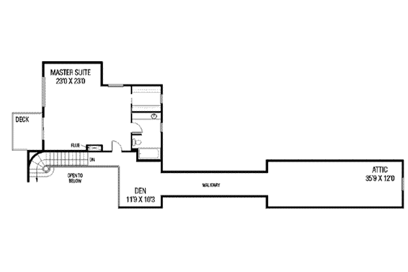House Plan Design - Floor Plan - Upper Floor for Country House Plan #60-564 - 3 bed, 3 bath