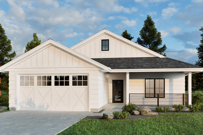 Home Plan - Farmhouse Exterior - Front Elevation Plan #1093-5