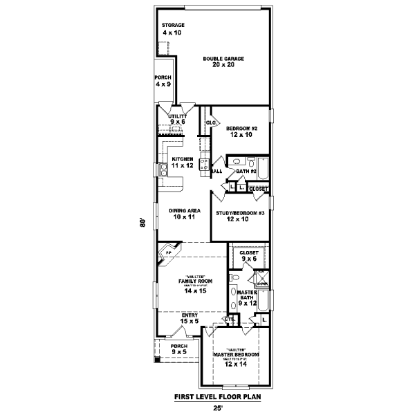 Traditional Floor Plan - Main Floor Plan #81-13660