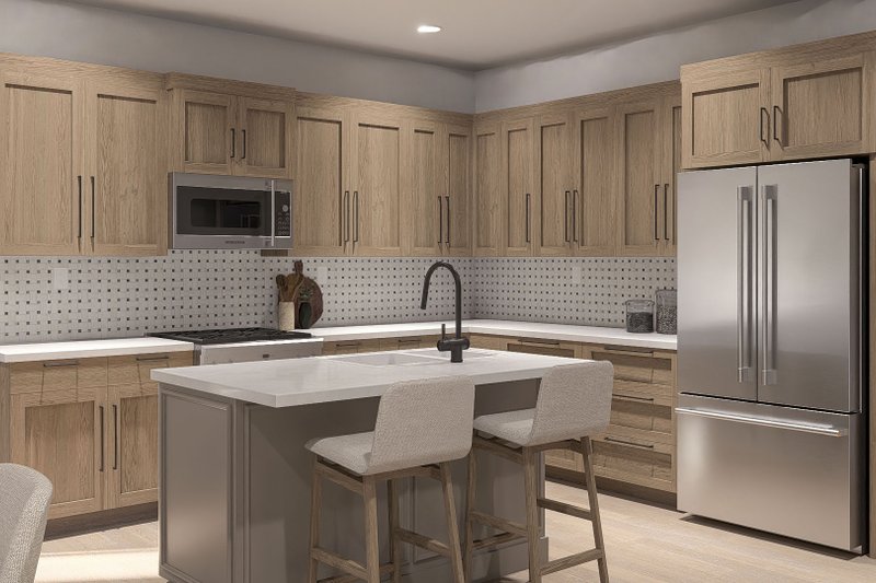 Architectural House Design - Interior - Kitchen for Traditional House Plan #455-718 - 1 bed, 2.5 bath