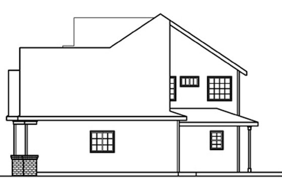 Exterior - Other Elevation 1 for Traditional House Plan #124-361 - 3 bed, 2.5 bath