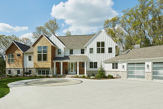 Exterior - Front Elevation 3 for Farmhouse House Plan #928-308 - 5 bed, 3.5 bath