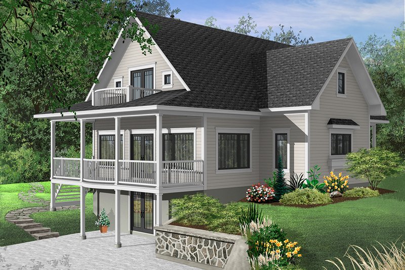 Dream House Plan - Traditional Exterior - Front Elevation Plan #23-851