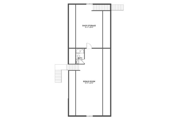 Dream House Plan - Floor Plan - Upper Floor for Farmhouse House Plan #1060-426 - 2 bed, 3.5 bath