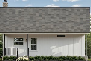 Exterior - Rear Elevation for Farmhouse House Plan #21-498 - 1 bed, 1.5 bath