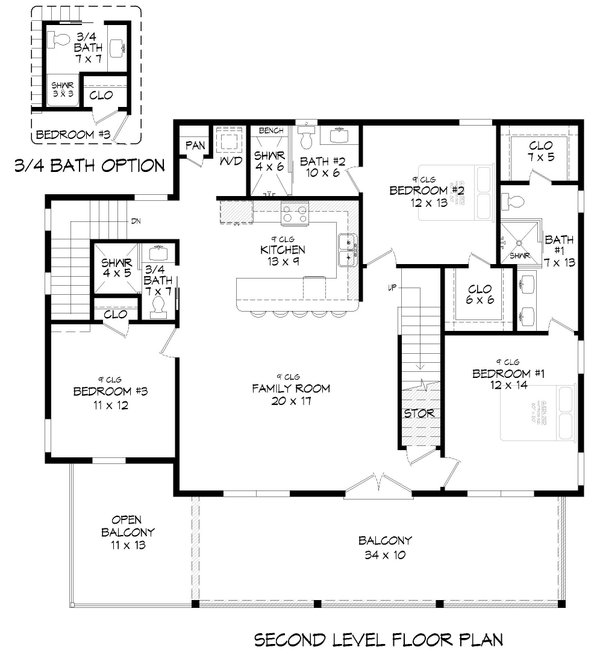 Dream House Plan - Country Floor Plan - Main Floor Plan #932-1235