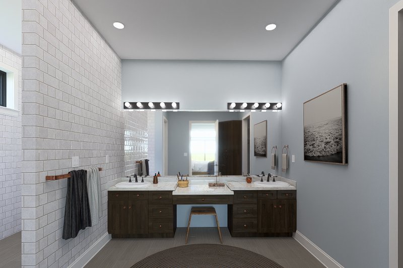 House Blueprint - Interior - Master Bathroom for Farmhouse House Plan #1060-238 - 3 bed, 2.5 bath