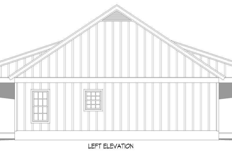 Dream House Plan - Exterior - Other Elevation for Southern House Plan #932-1379 - 3 bed, 2 bath