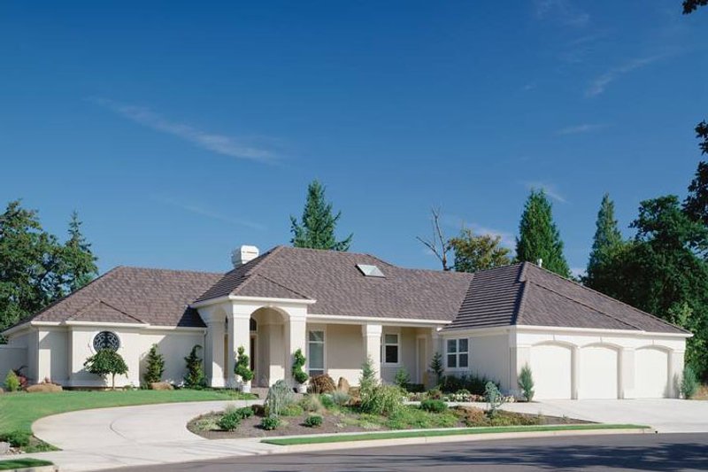 Home Plan - Exterior - Front Elevation 3 for Contemporary House Plan #48-294 - 3 bed, 2.5 bath