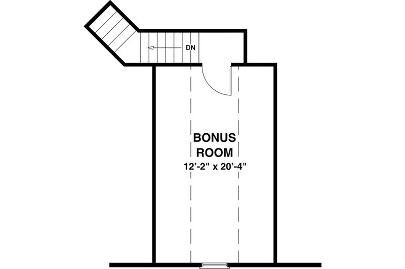 House Blueprint - Floor Plan - Other Floor for Southern House Plan #56-632 - 3 bed, 2 bath