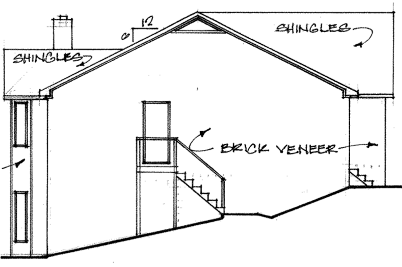 Dream House Plan - Exterior - Other Elevation for Country House Plan #30-290 - 3 bed, 2.5 bath