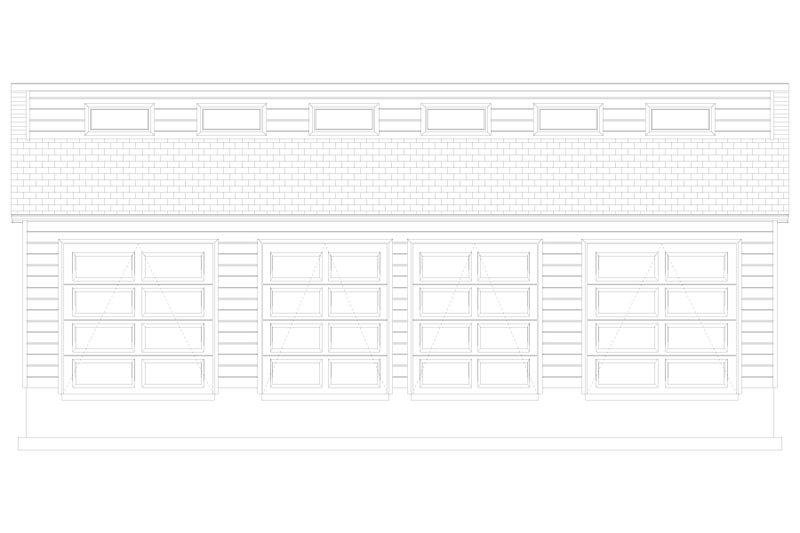 Architectural House Design - Exterior - Front Elevation 4 for Contemporary House Plan #1060-137, 0 bath