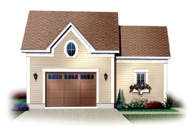Dream House Plan - Traditional Exterior - Front Elevation Plan #23-434