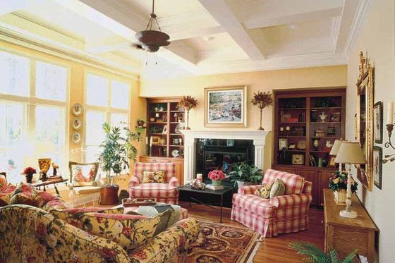 Interior - Family Room for Colonial House Plan #927-393 - 5 bed, 4.5 bath