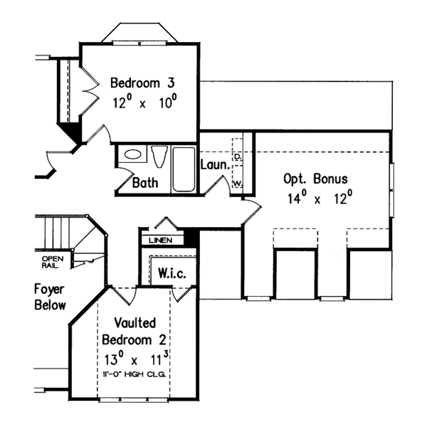 Home Plan - Colonial Floor Plan - Other Floor Plan #927-384