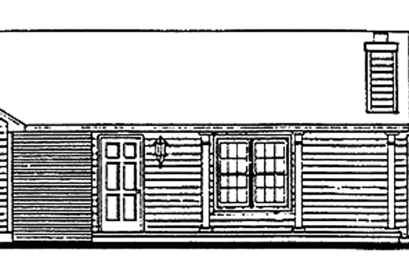 Home Plan - Country Exterior - Front Elevation Plan #30-255