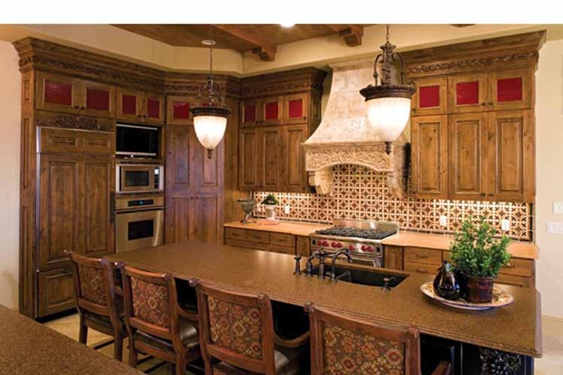 Home Plan - Interior - Kitchen 2 for European House Plan #51-1073 - 4 bed, 3.5 bath