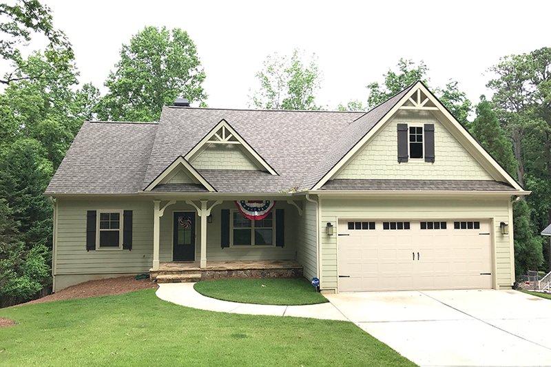 Home Plan - Exterior - Front Elevation 3 for Ranch House Plan #437-79 - 3 bed, 2 bath