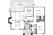 Modern Style House Plan - 2 Beds 1 Baths 1344 Sq/Ft Plan #312-813 