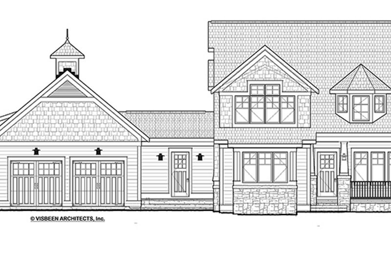 Architectural House Design - Exterior - Front Elevation 7 for Traditional House Plan #928-271 - 4 bed, 3.5 bath
