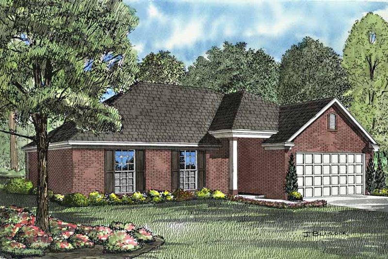 House Design - Ranch Exterior - Front Elevation Plan #17-3026