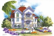 Mediterranean Style House Plan - 3 Beds 2 Baths 1978 Sq/Ft Plan #930-115 