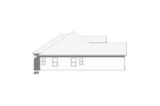Exterior - Other Elevation for Country House Plan #1096-113 - 3 bed, 2 bath