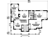 Country Style House Plan - 4 Beds 2 Baths 3067 Sq/Ft Plan #25-4627 
