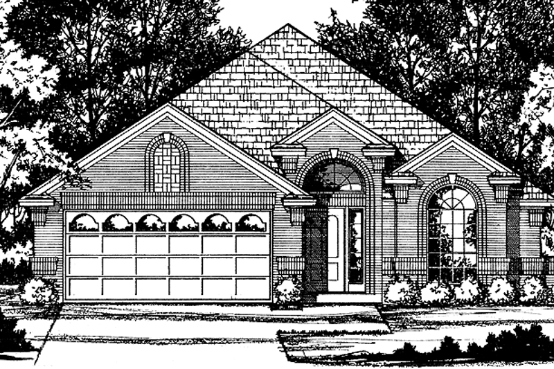House Plan Design - Traditional Exterior - Front Elevation Plan #40-488