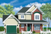 Country Style House Plan - 3 Beds 1.5 Baths 1283 Sq/Ft Plan #25-2026 