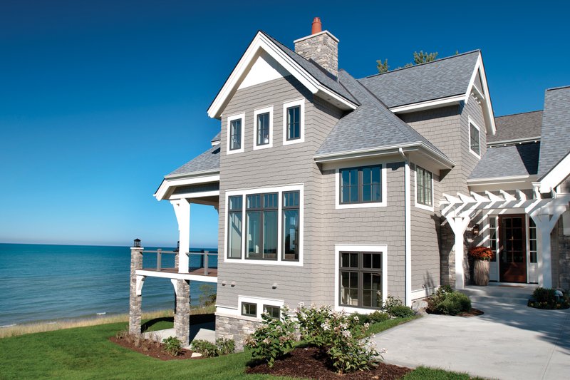 Architectural House Design - Exterior - Front Elevation 3 for Traditional House Plan #928-411 - 4 bed, 3.5 bath