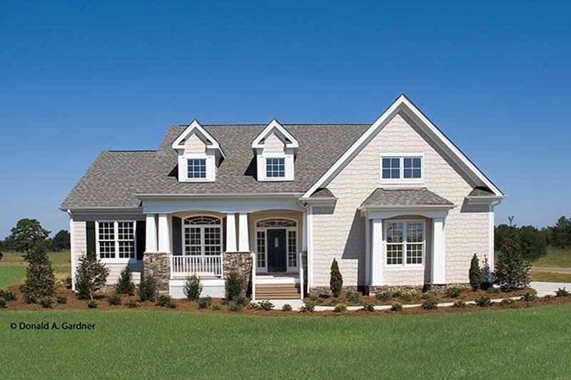 House Plan Design - Exterior - Front Elevation 5 for Ranch House Plan #929-745 - 3 bed, 2 bath